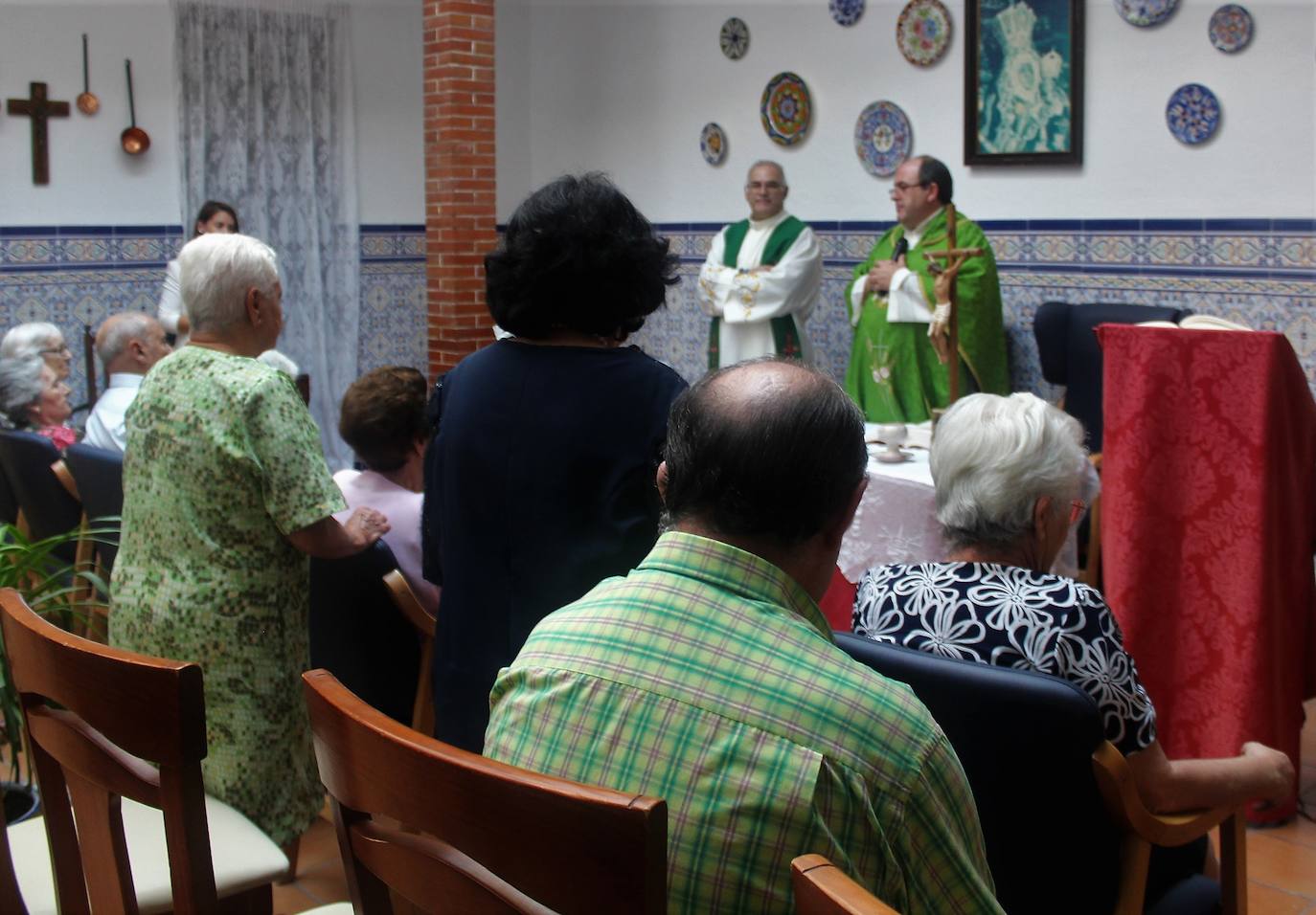 La Eucaristía inició los actos programados. 