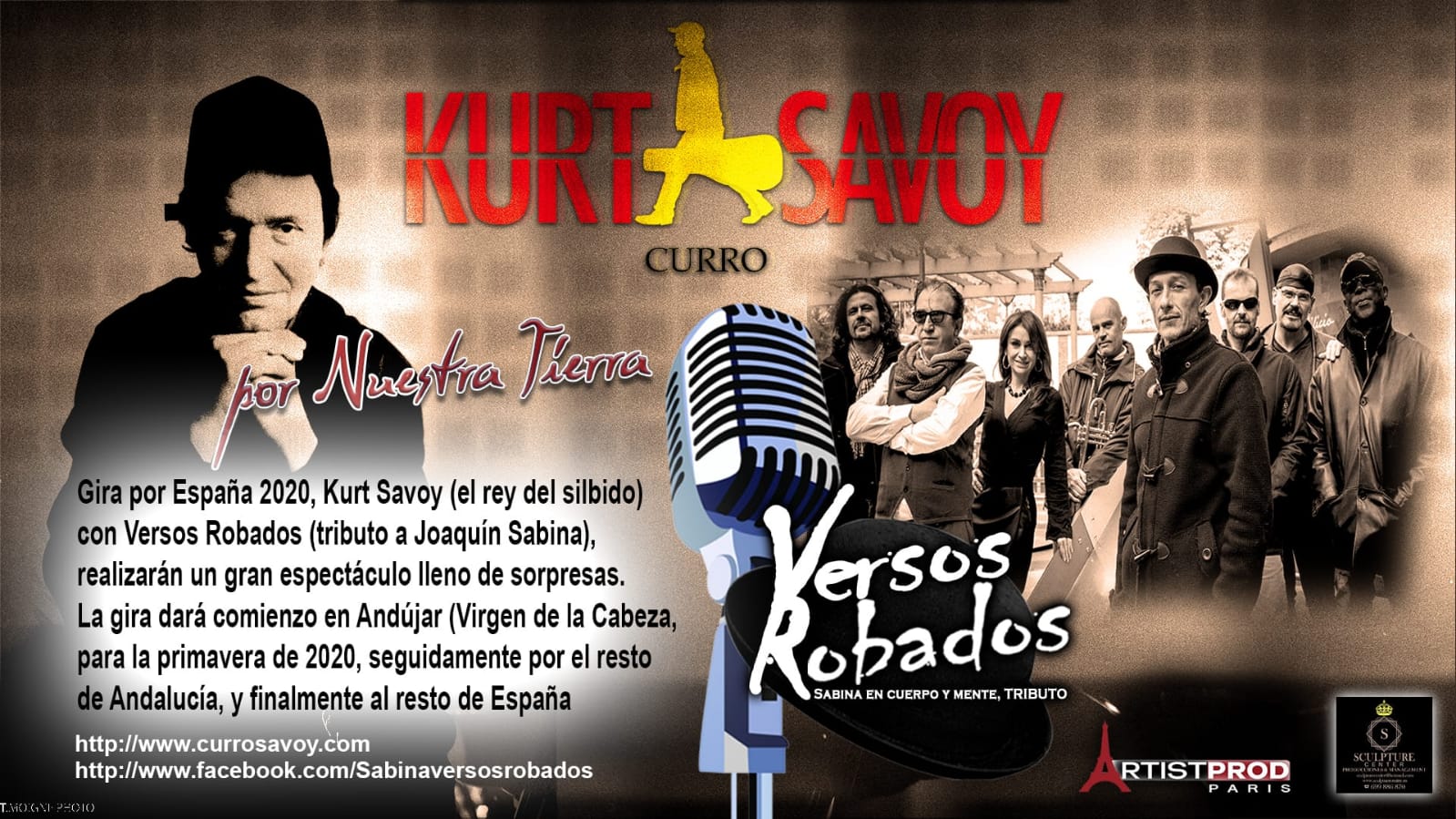 Curro Savoy quiere iniciar en Andújar su última gira que va a realizar en España