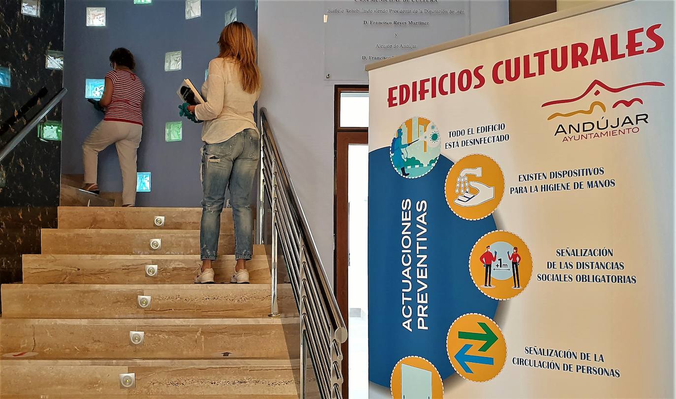 La Casa Municipal de Cultura adopta todas las medidas de seguridad. 