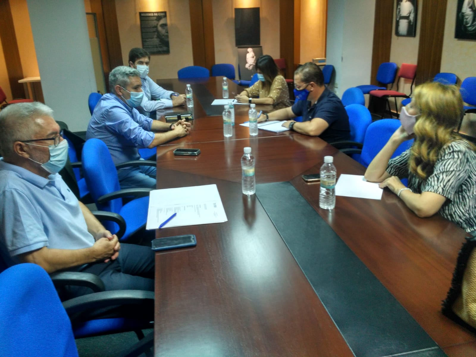 Reunión entre el delegado y el alcalde de Andújar. 