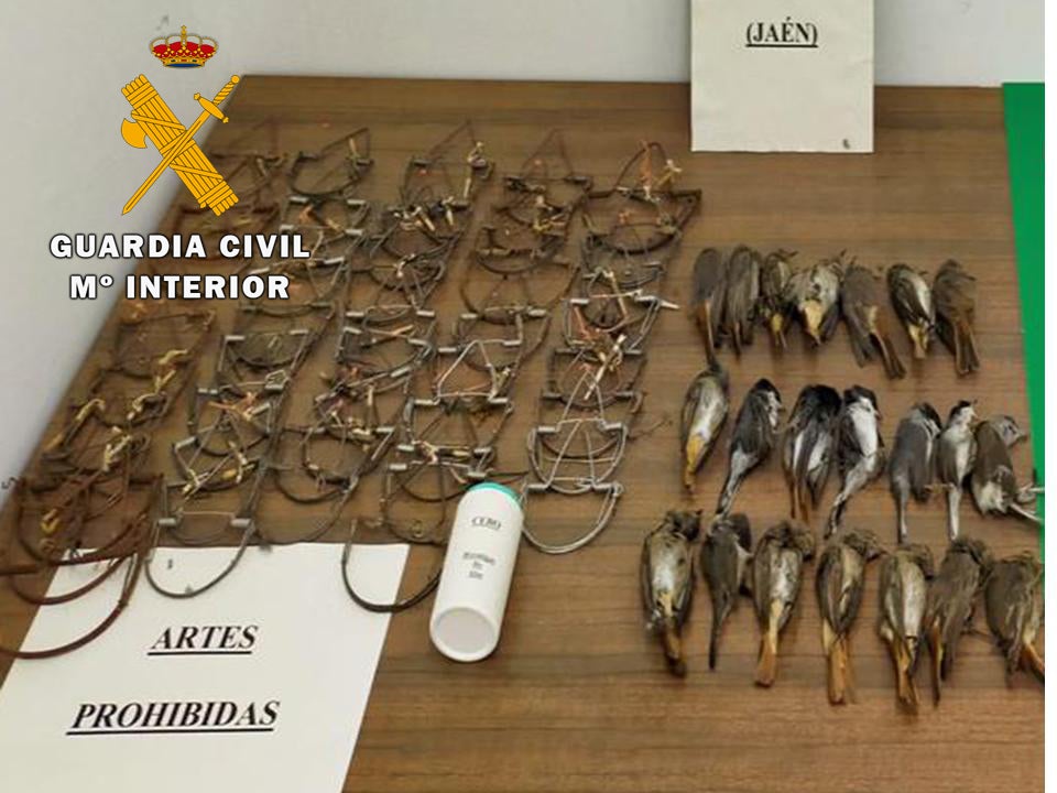 La Guardia Civil está investigando a un vecino de Porcuna como presunta autora de un Delito Contra la Fauna Silvestre