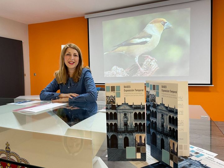 Alma Cámara durante su comparecencia. 