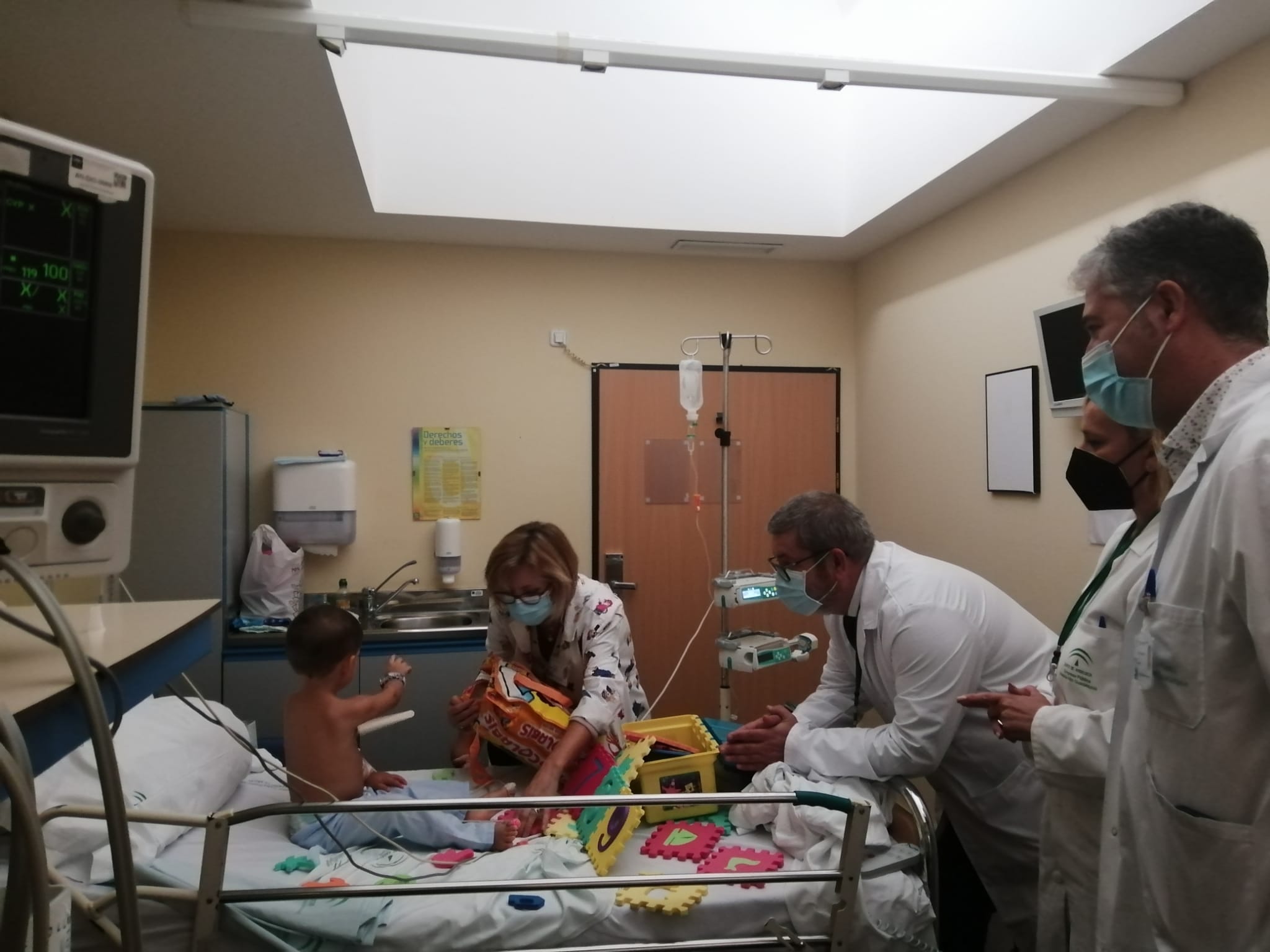 Da comienzo el Aula Hospitalaria del Hospital Alto Guadalquivir manteniendo la seguridad frente al covid