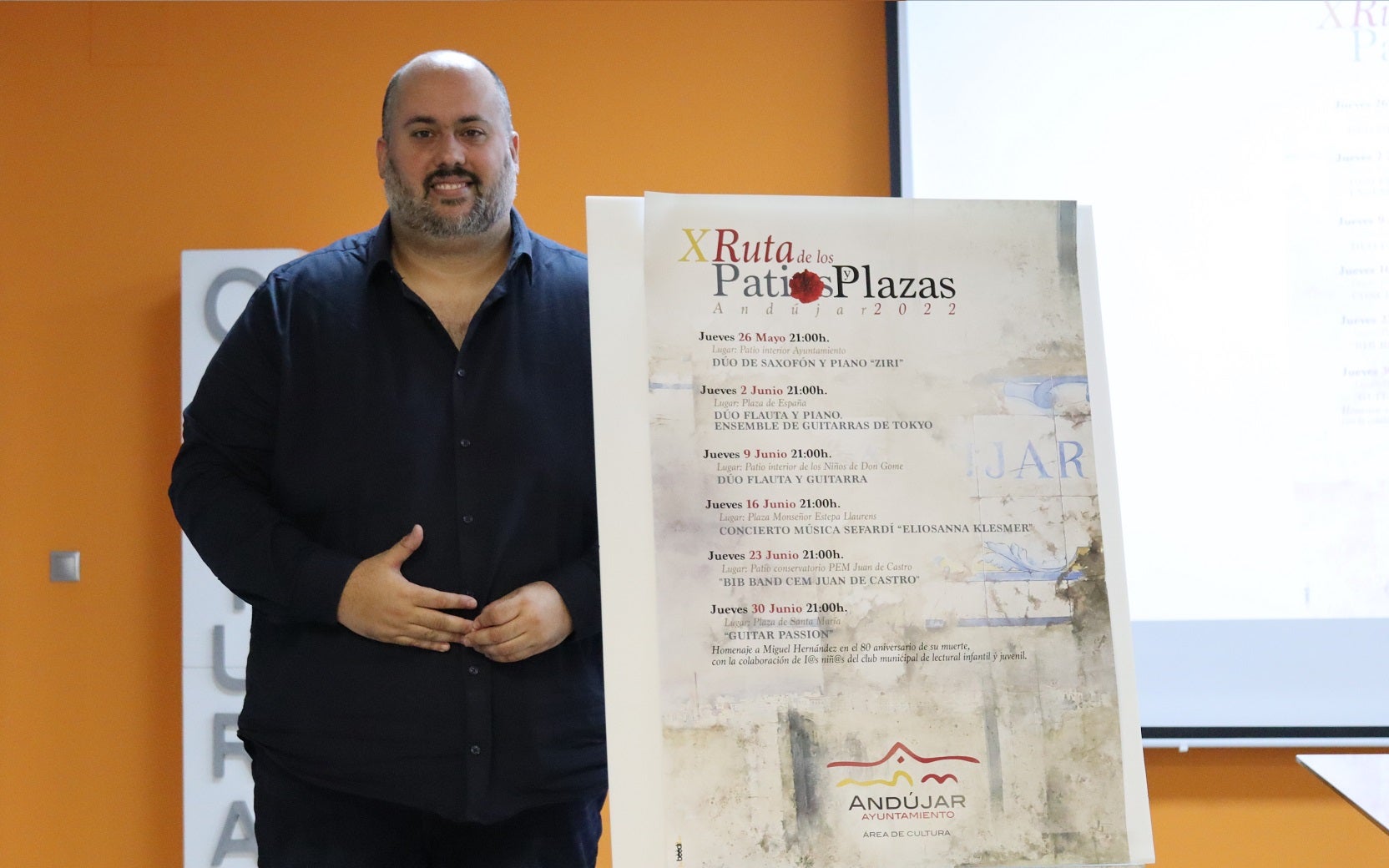Juan Franisco Cazalilla durante la presentación. 