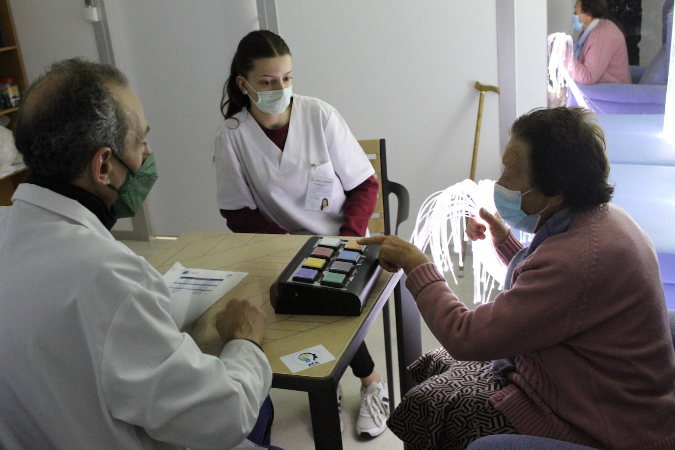 Una de las actividades que se desarrolla en esta sala. 