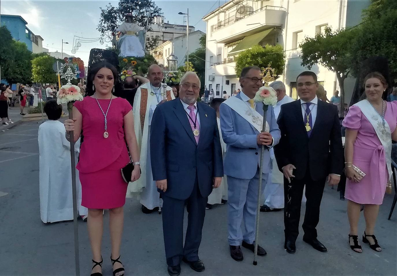 La imagen de la Divina Pastora procesionó tras tres años por Capuchinos y la barriada Plaza de Toros