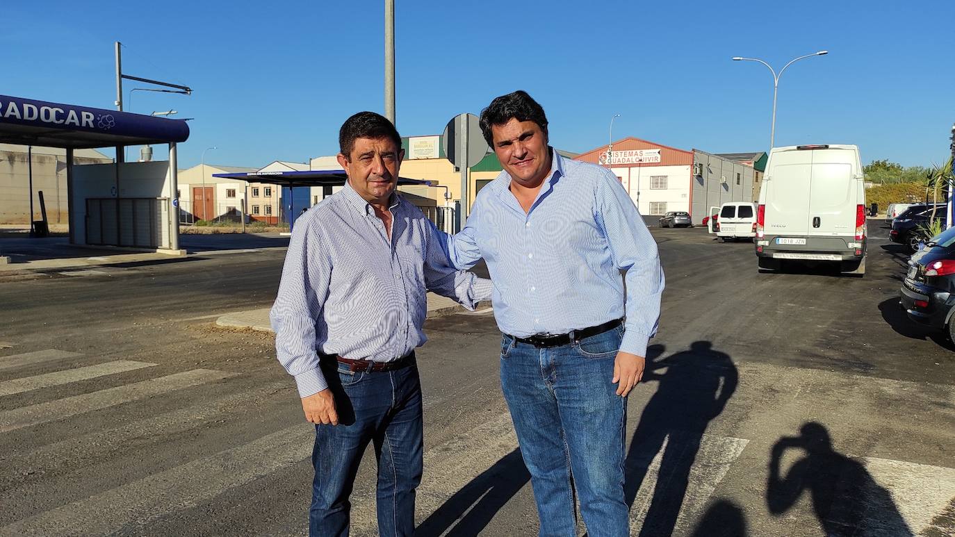 Diputación financia con más de 129.000 euros la mejora de la pavimentación del polígono industrial de Marmolejo