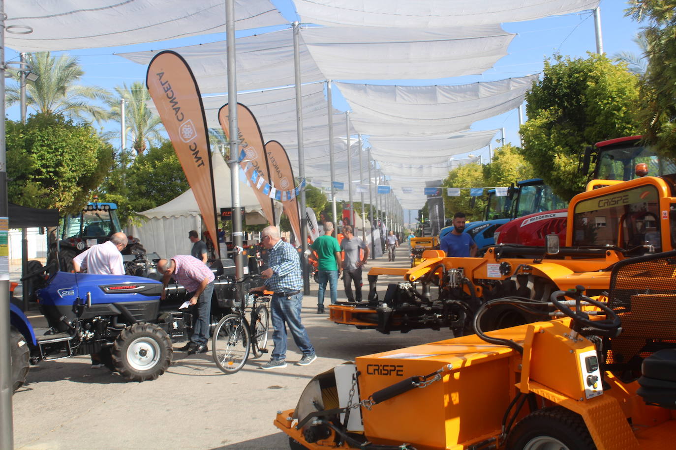 Las últimas novedades de maquinaria agrícola se muestran en la FERIA. 