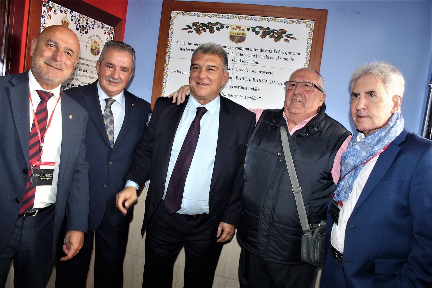 Joan Laporta causa furor en Andújar