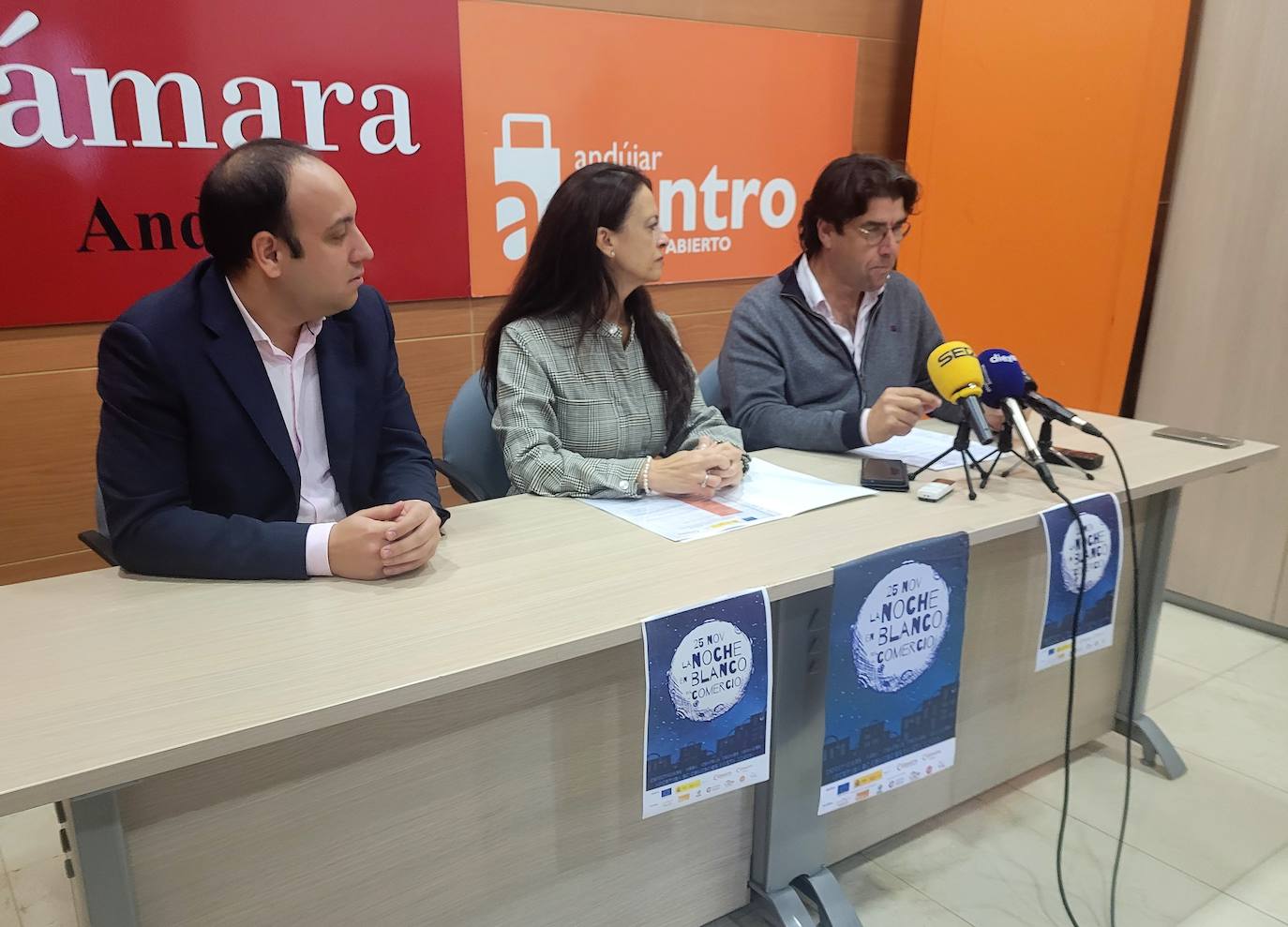  José Antonio Oria, Ana Peña y Ángel Luis Calzado. 