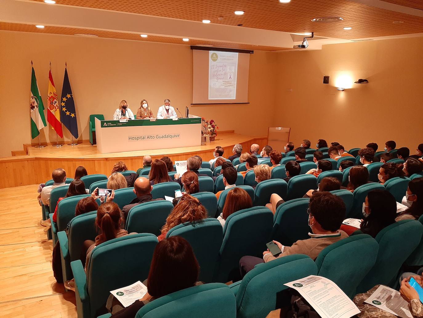 El Hospital Alto Guadalquivir de Andújar celebralas II Jornadas de Violencia de Género