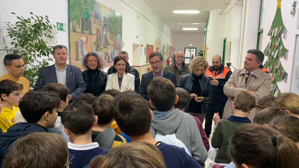 El CEIP Miguel de Cervantes de Lopera adecúa un camino escolar seguro y saludable