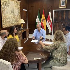 Acto firma del convenio.