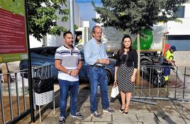Emlilio Rodríguez, Paco Carmona y Almudena García.