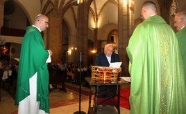 Soto durante la jura de su cargo.