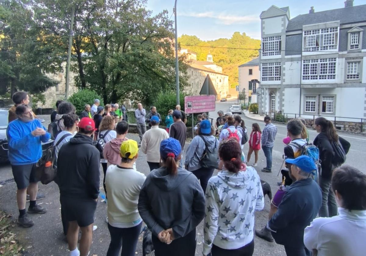 Ruta en Galicia para pedir la puesta en marcha deL camino