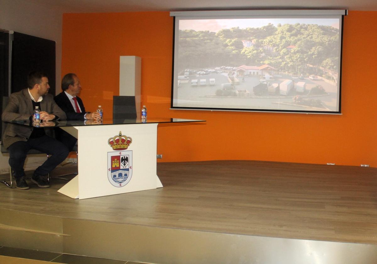 Presentación esta mañana del proyecto en la Casa Municipal de Cultura.