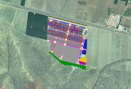 TPlano de los terrenos del sector 2.