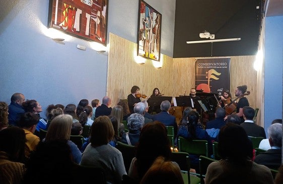 Concierto de Santa Cecilia el pasado día 22 de noviembre en el Conservatorio.