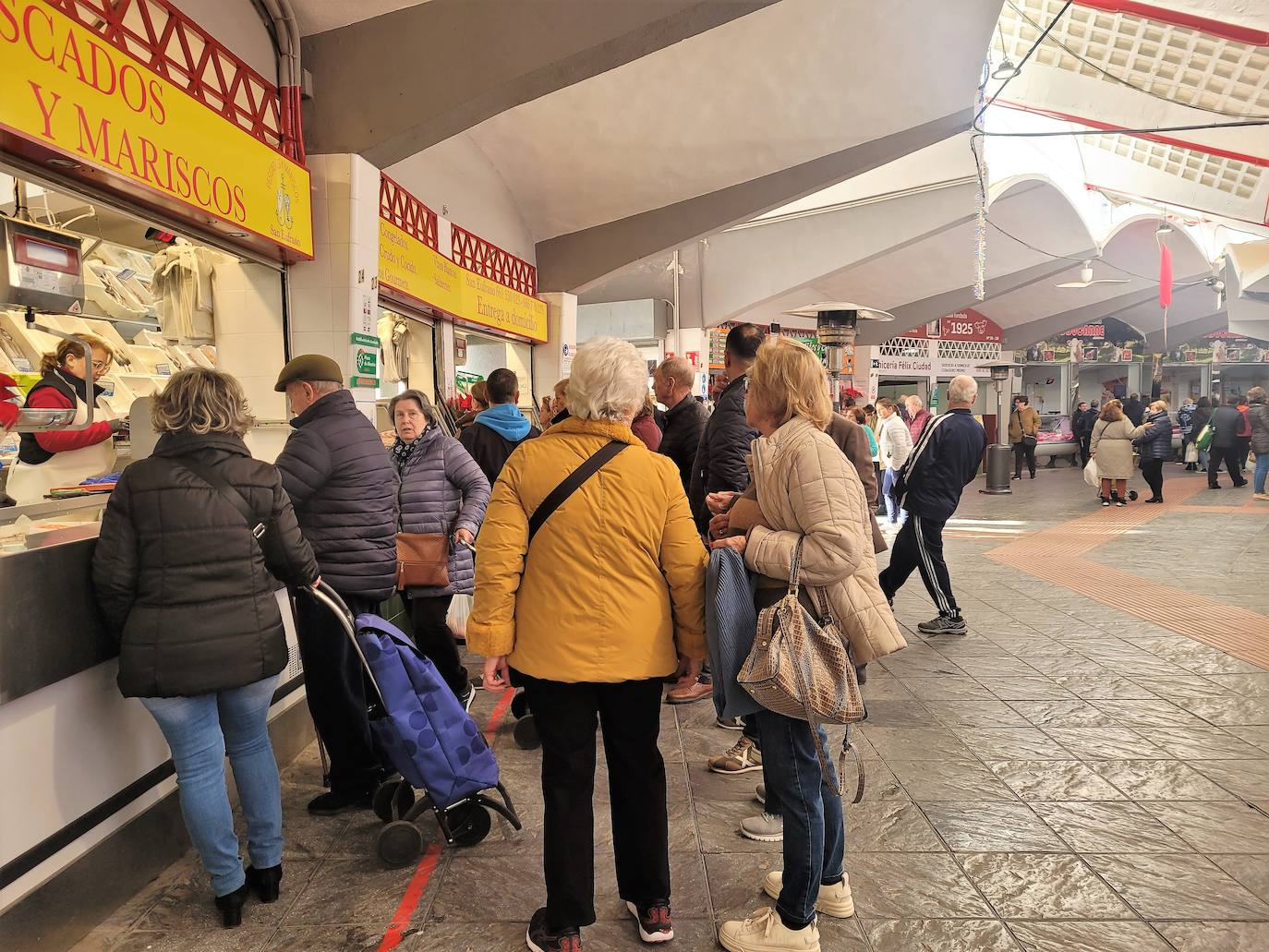 Aspecto que presnentaba la plaza el pasado viernes día 30 de diciembre. 