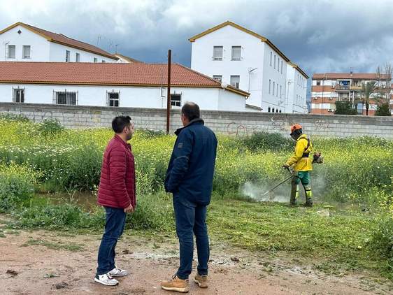Andújar adelanta a marzo los desbroces de primavera en solares y otros espacios urbanos