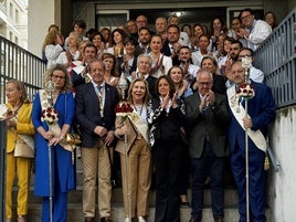La consejera, en el acro de recepción de esta mañana.