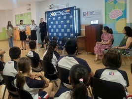 Acto de clasura desarrollado en el centro educativo.