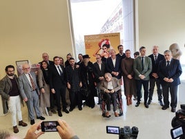 FOTO DE FAMILIA DE LA PRESENTACIÓN DE ANDUJAR FLAMENCA.