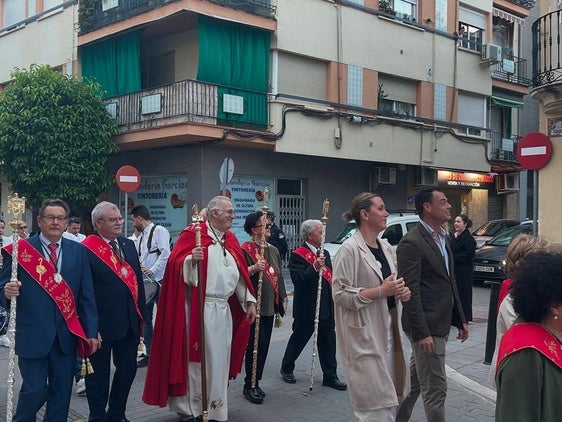 CONVITE DE BANDERAS DE LA HERMANDAD DE SAN EUFRASIO EL PASADO SÁBADO.