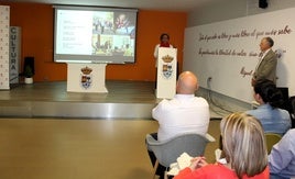 Acto de presentación de la memoria del año pasado..