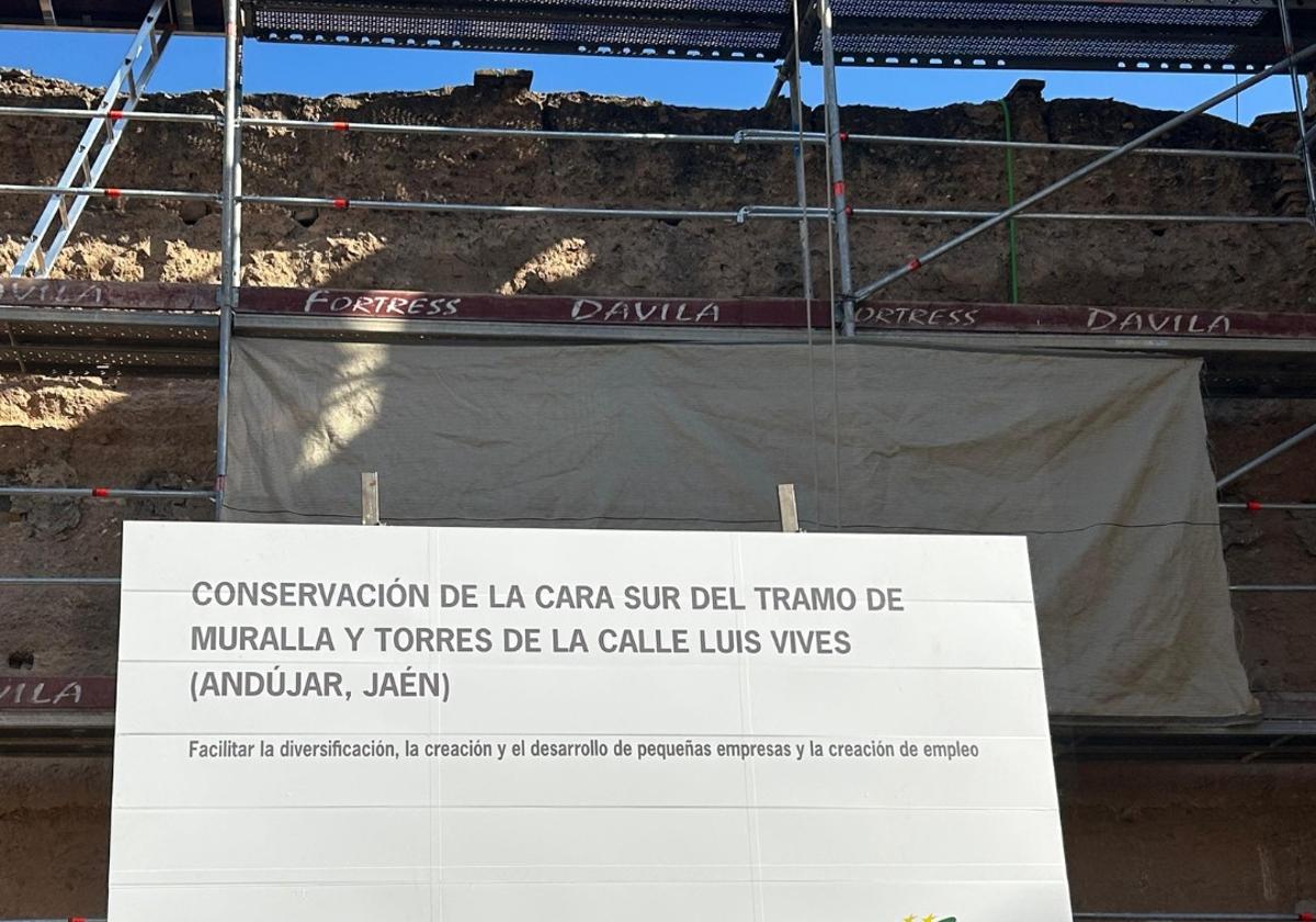 Acondicionamiento de las murallas árabes.