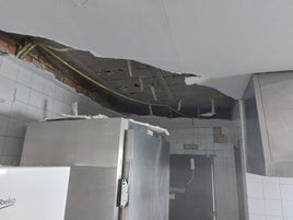 Estado que presenta el edificio del Centro de Participación Activa.