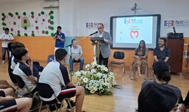 JOSÉ AYALA DURANTE SU INTERVENCIÓN.