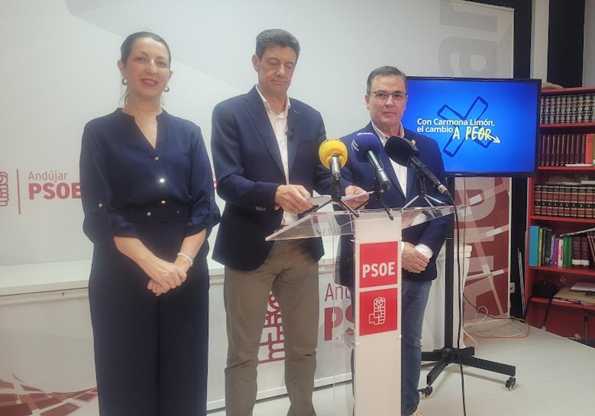 Alma Cámara, Manuel Vázquez y Pedro Luis Rodríguez.