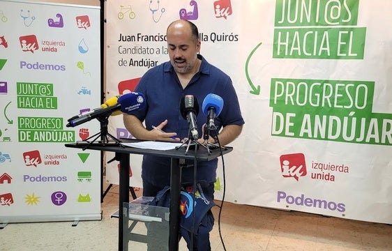 JUAN FRANCISCO CAZALILLA DURANTE SU COMPARECENCIA.