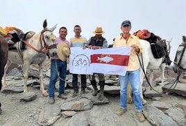 Representantes del colectivo en Sierra Nevada.