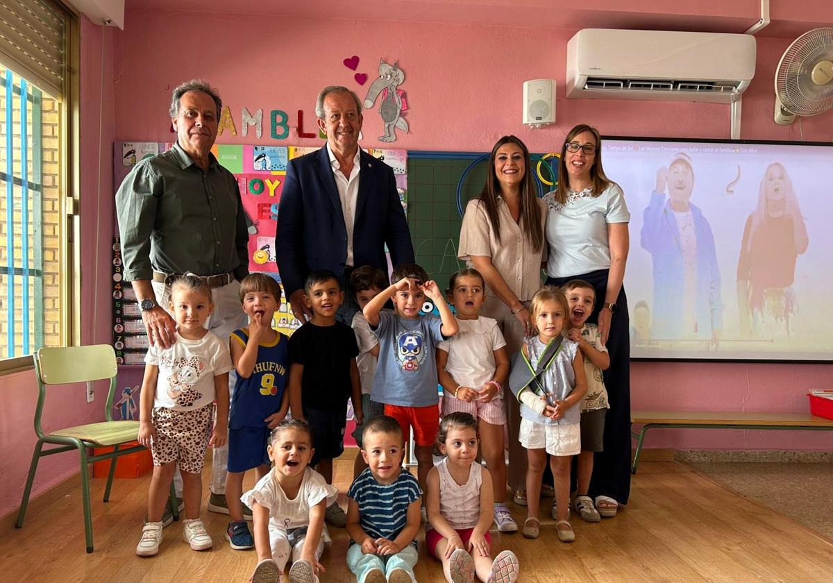 EL COLEGIO JOSÉ RUIZ DE GORDOA HA SIDO EL ELEGIDO HOY PARA LA INAUGURACIÓN DEL CURSO EN INFANTIL.