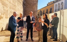 DEL POZO HA INSPECCIONADO LOS TRABAJOS DE RESTAURACIÓN.