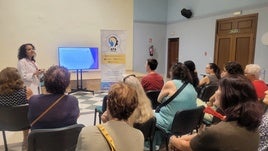 CONFERENCIA SOBRE EL ALZHEIMER CELEBRADA AYER.