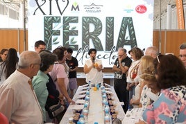 CATA DE ACEITE EN LA PASADA EDICIÓN DE LA FERIA MULTISECTORIAL.