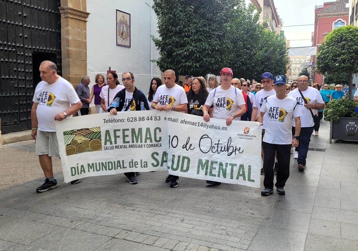 COMPONENTES DE LA MARCHA POR LA SALUD MENTAL.