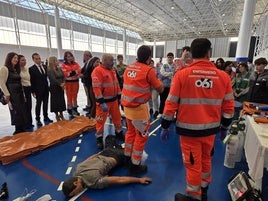 Actividad práctica desarrollada en el pabellón ferial. ideal