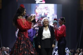 Pilar Vera en la pasada edición de Andújar Flamenca.