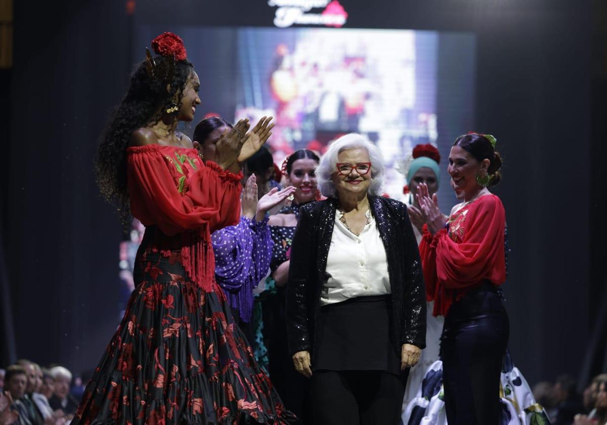 Pilar Vera en la pasada edición de Andújar Flamenca.