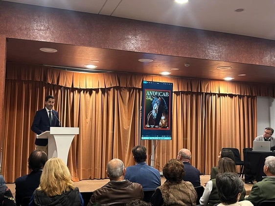Juan Carlos Martínez, durante la presentación del cartel este jueves en Sevilla.