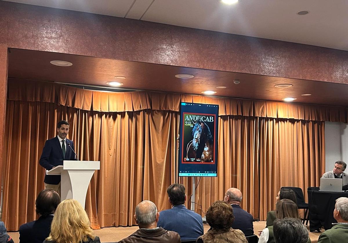 Juan Carlos Martínez, durante la presentación del cartel este jueves en Sevilla.