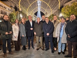ACTUACIÓN MUSICAL Y JESÚS LOZANO CON MIEMBROS DEL EQUIPO DE GOBIERNO.