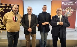 Gaspar Parras, Salvador Paulano, María José Fuentes y Enrique Gómez.