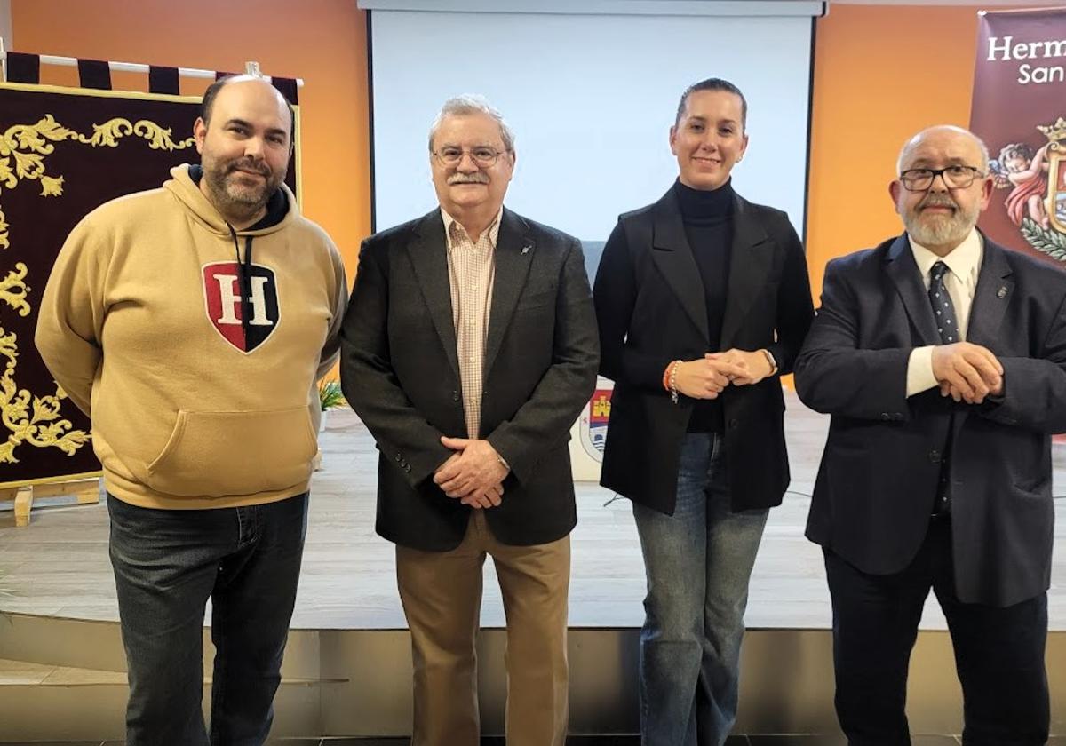 Gaspar Parras, Salvador Paulano, María José Fuentes y Enrique Gómez.