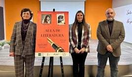 Inés Arco, Azucena Cepedello y Vicente Ruiz.